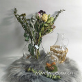 custom clear quinquangular vases for home decor modern